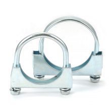 manufacture automobile Heavy U type clamp ss304 Stainless steel U bolt Exhaust pipe clamp Construction machinery hose